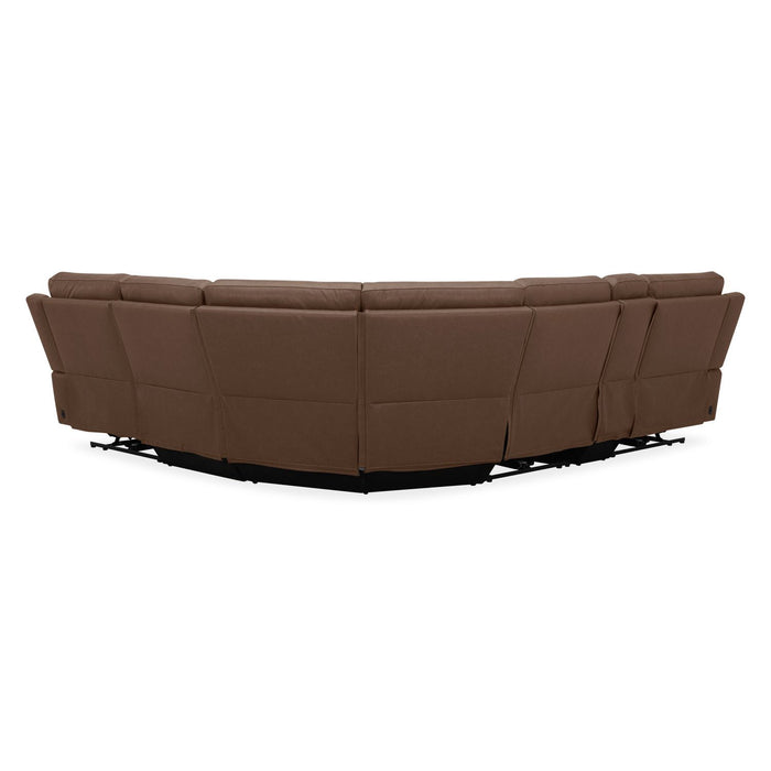 Collins - 6 Piece Sectional - York Chestnut – Reclining Sectionals by Liberty Furniture at Furniture Wholesale Plus , Nashville furniture store