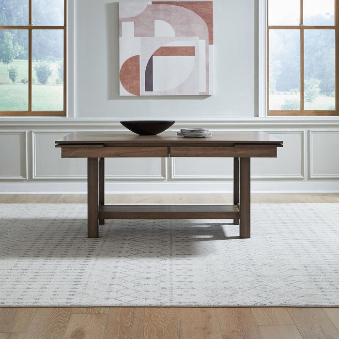 Brook Bay - Trestle Table – Dining Tables with Extensions by Liberty Furniture at Furniture Wholesale Plus , Nashville furniture store