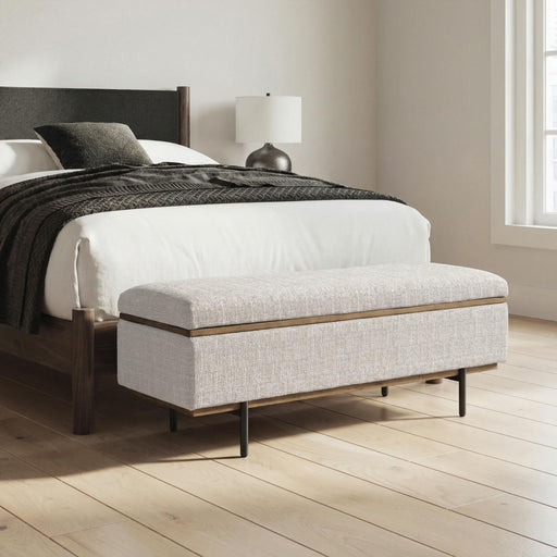 Dettaford Next-Gen Nuvella - Storage Bench - Stone – Storage Benches by Signature Design by Ashley® at Furniture Wholesale Plus , Nashville furniture store
