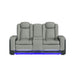 Lantana - Power Motion Loveseat With Power Headrest, LED, And Console – Reclining Loveseats by Elements International at Furniture Wholesale Plus , Nashville furniture store