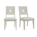 Avalanche - Dining Side Chair (Set of 2) - Antique White – Chair Sets by Elements International at Furniture Wholesale Plus , Nashville furniture store