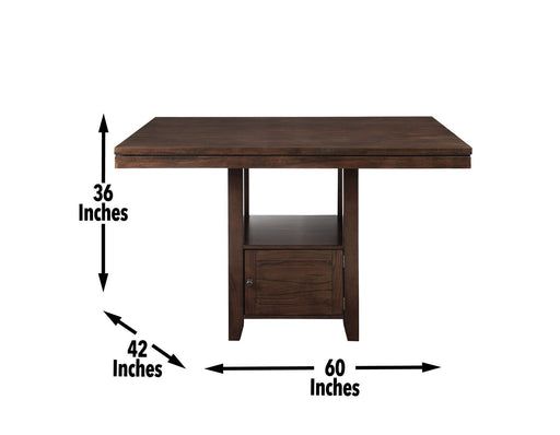 Yorktown - Counter Table - Dark Brown - Premium Counter Tables from Steve Silver Furniture - Just $439! Shop now at Furniture Wholesale Plus  We are the best furniture store in Nashville, Hendersonville, Goodlettsville, Madison, Antioch, Mount Juliet, Lebanon, Gallatin, Springfield, Murfreesboro, Franklin, Brentwood