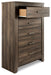 Juararo - Five Drawer Chest - Dark Brown – Accent Chests by Signature Design by Ashley® at Furniture Wholesale Plus , Nashville furniture store