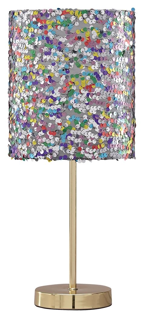 Maddy - Purple - Metal Table Lamp - Premium Table Lamps from Signature Design by Ashley® - Just $58! Shop now at Furniture Wholesale Plus  We are the best furniture store in Nashville, Hendersonville, Goodlettsville, Madison, Antioch, Mount Juliet, Lebanon, Gallatin, Springfield, Murfreesboro, Franklin, Brentwood