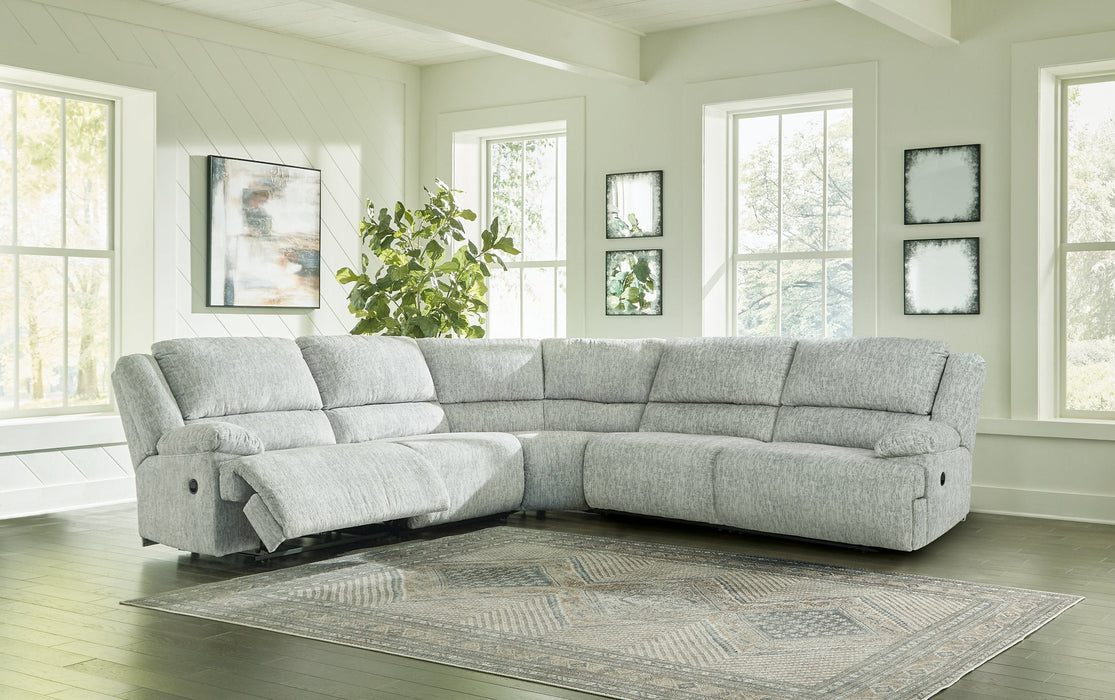 McClelland Reclining Sectional - Premium Sectional from Ashley Furniture - Just $1763.76! Shop now at Furniture Wholesale Plus  We are the best furniture store in Nashville, Hendersonville, Goodlettsville, Madison, Antioch, Mount Juliet, Lebanon, Gallatin, Springfield, Murfreesboro, Franklin, Brentwood