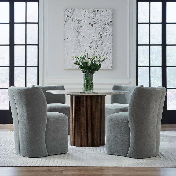 Accent Dining - Dining Chair With Casters Accent – Side Chairs by Liberty Furniture at Furniture Wholesale Plus , Nashville furniture store