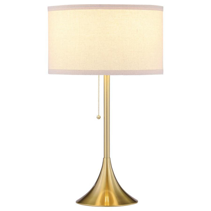 Elmira - Drum Shade Metal Lamp – Table Lamps by Coaster Fine Furniture at Furniture Wholesale Plus , Nashville furniture store
