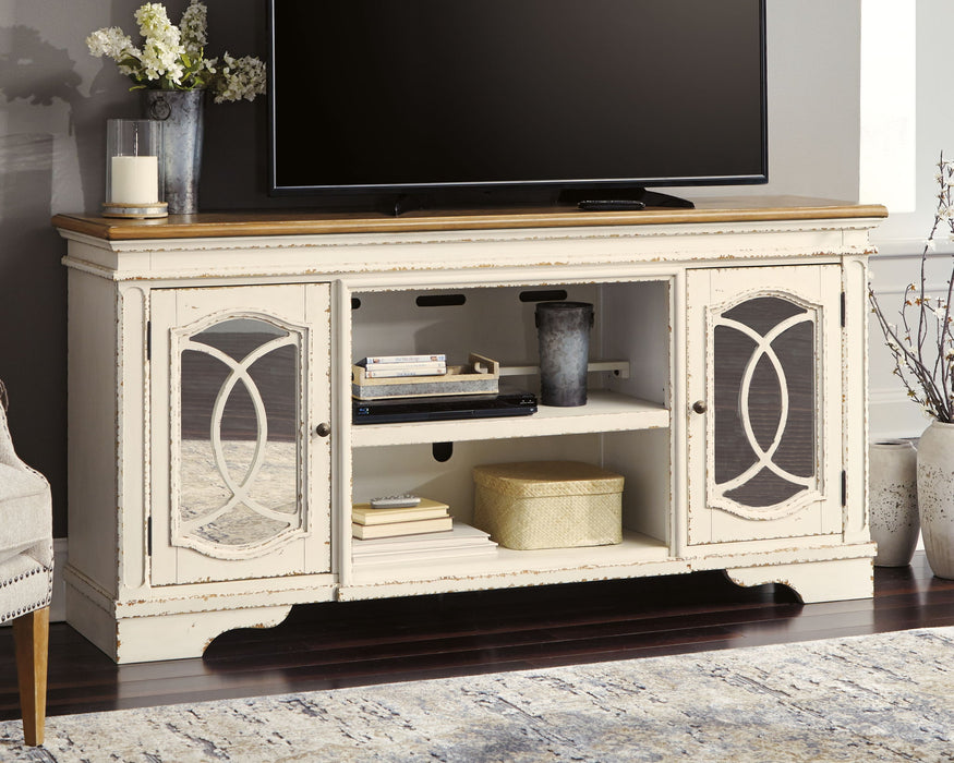 Realyn - TV Stand – TV Stands by Signature Design by Ashley® at Furniture Wholesale Plus , Nashville furniture store