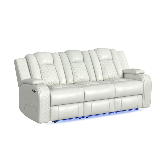 Carlo - Power Motion Sofa With Power Headrest, Dropdown Table, Power Strip, LED And Reading Light – Reclining Sofas by Elements International at Furniture Wholesale Plus , Nashville furniture store