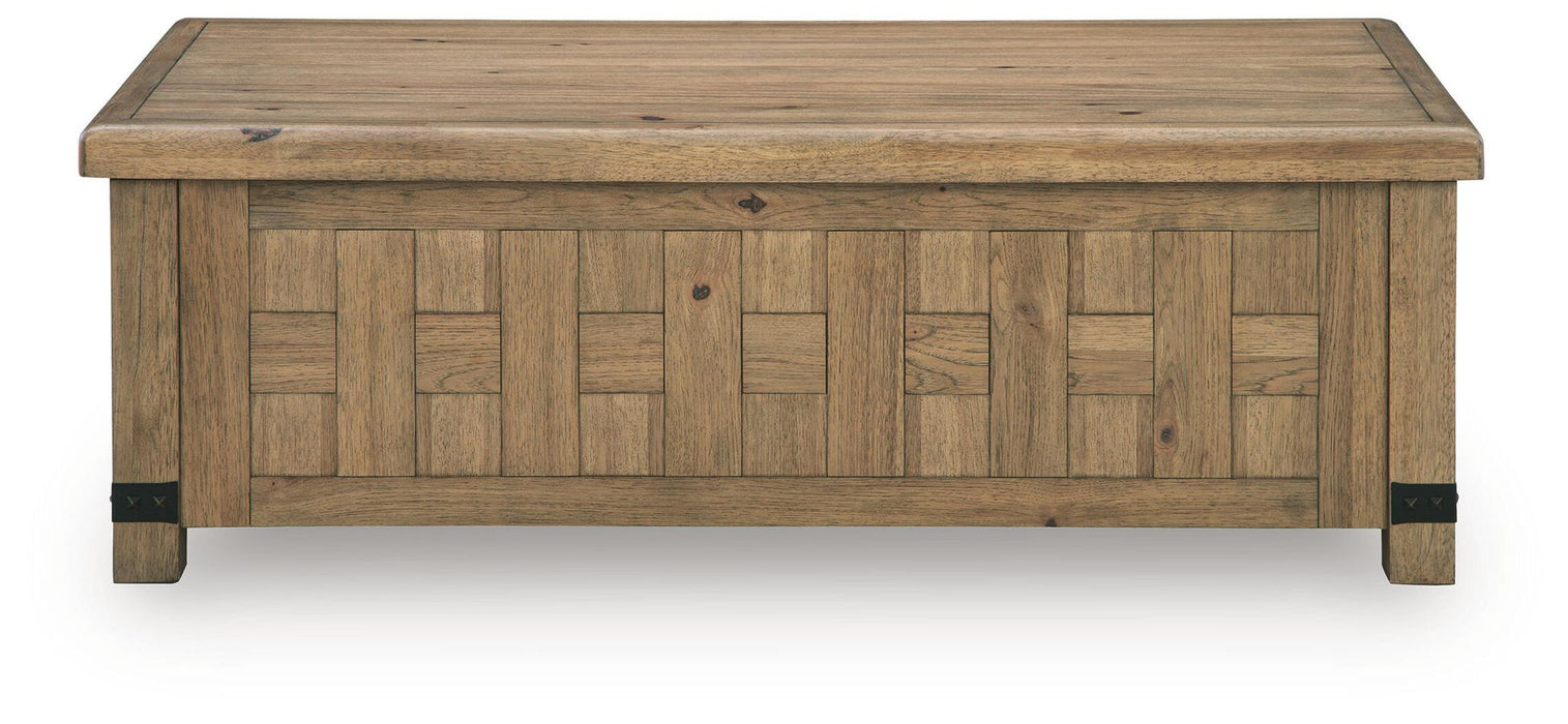Ridgester - Lift Top Cocktail Table - Light Brown – Cocktail Tables by Signature Design by Ashley® at Furniture Wholesale Plus , Nashville furniture store