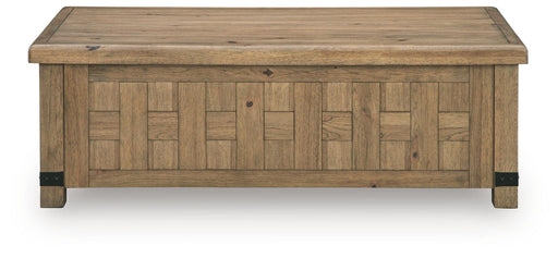 Ridgester - Lift Top Cocktail Table - Light Brown – Cocktail Tables by Signature Design by Ashley® at Furniture Wholesale Plus , Nashville furniture store