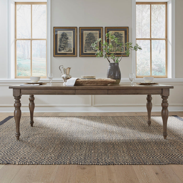 Americana Farmhouse - Wood Rectangular Leg Table - Dusty Taupe – Dining Tables by Liberty Furniture at Furniture Wholesale Plus , Nashville furniture store