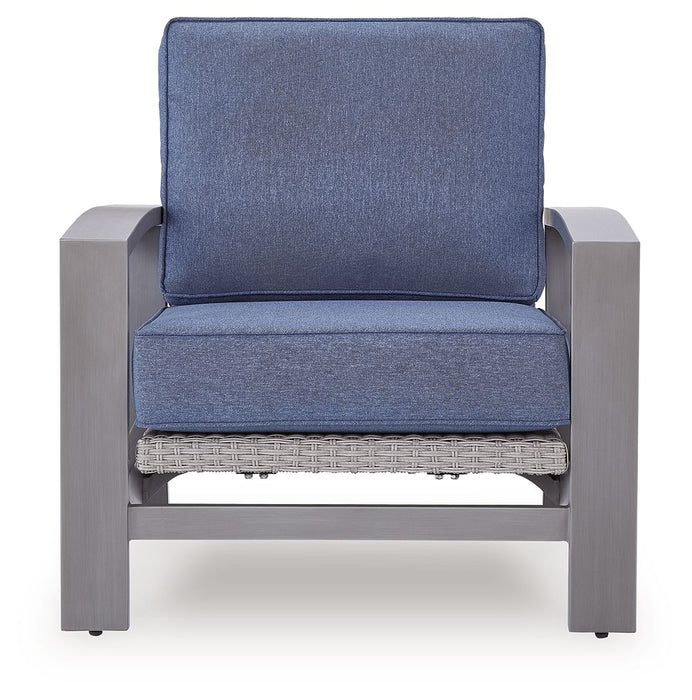 Half Moon Beach - Spring Lounge Chair - Blue / Gray – Lounge Chairs by Signature Design by Ashley® at Furniture Wholesale Plus , Nashville furniture store