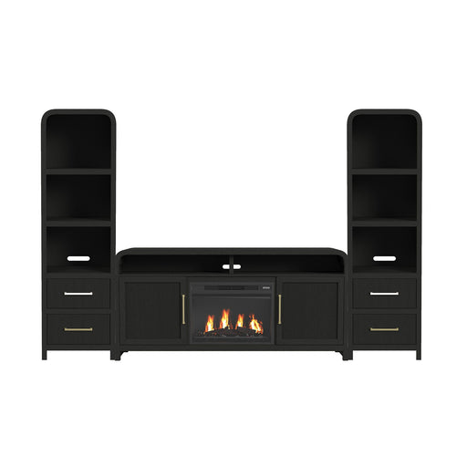 Ridgemont - 4 Piece Entertainment Unit With 70" TV Console – Entertainment Centers by Elements International at Furniture Wholesale Plus , Nashville furniture store