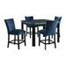 Francesca - Square Counter Height Dining Set – 5 Piece Dining Room Sets by Elements International at Furniture Wholesale Plus , Nashville furniture store