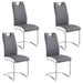 Brooklyn - Upholstered Dining Side Chair (Set of 4) - Gray – Chair Sets by CoasterEssence at Furniture Wholesale Plus , Nashville furniture store