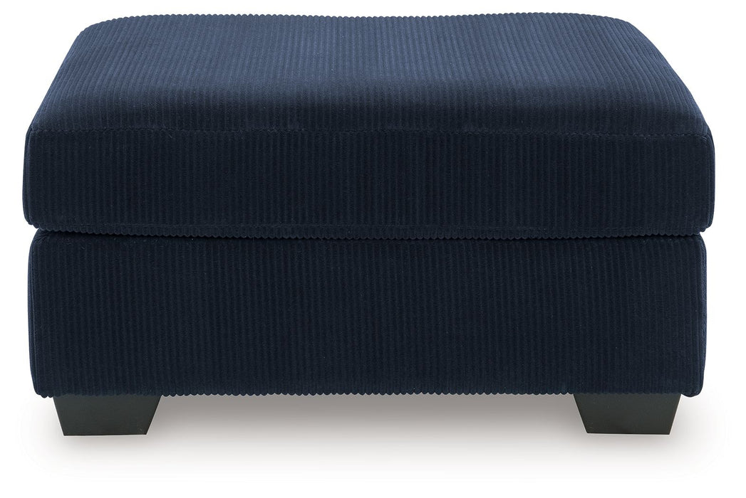 SimpleJoy - Oversized Accent Ottoman - Navy – Accent Ottomans by Signature Design by Ashley® at Furniture Wholesale Plus , Nashville furniture store
