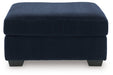 SimpleJoy - Oversized Accent Ottoman - Navy – Accent Ottomans by Signature Design by Ashley® at Furniture Wholesale Plus , Nashville furniture store