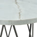 Riko - Round Counter Height Dining Table - White – Counter Tables by Elements International at Furniture Wholesale Plus , Nashville furniture store