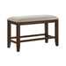 Portage - Counter Bench - Brown / Beige – Counter Benches by Elements International at Furniture Wholesale Plus , Nashville furniture store