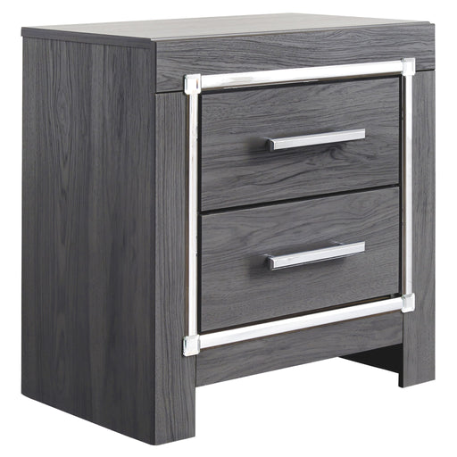 Lodanna - Two Drawer Night Stand - Gray – Accent Nightstands by Signature Design by Ashley® at Furniture Wholesale Plus , Nashville furniture store