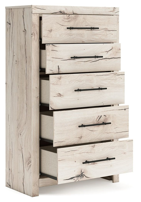 Lawroy - Five Drawer Chest - Light Natural – Accent Chests by Benchcraft® at Furniture Wholesale Plus , Nashville furniture store
