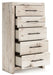 Lawroy - Five Drawer Chest - Light Natural – Accent Chests by Benchcraft® at Furniture Wholesale Plus , Nashville furniture store