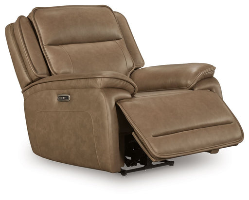 Glencroft - Power Recliner / Adjustable Headrest - Sahara – Reclining Chairs by Signature Design by Ashley® at Furniture Wholesale Plus , Nashville furniture store