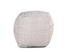 Hakim - Square Handwoven Woolen Pouf - White – Accent Poufs by Steve Silver Furniture at Furniture Wholesale Plus , Nashville furniture store