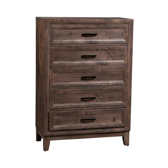 Ridgecrest - 5 Drawer Chest - Cobblestone – Accent Chests by Liberty Furniture at Furniture Wholesale Plus , Nashville furniture store