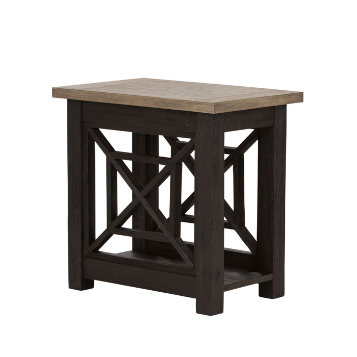 Heatherbrook - Chair Side Table - Charcoal & Ash – Chair Side Tables by Liberty Furniture at Furniture Wholesale Plus , Nashville furniture store