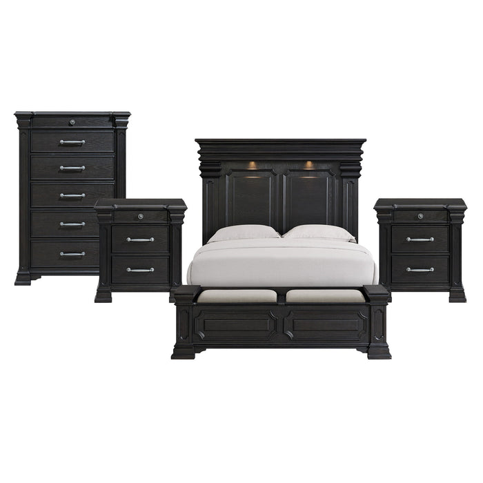 Kings Court - Storage Bedroom Set – 3 Piece Bedroom Sets by Elements International at Furniture Wholesale Plus , Nashville furniture store