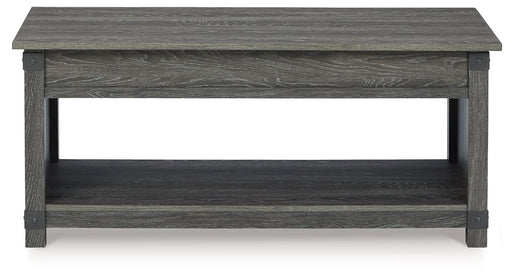 Freedan - Rect Lift Top Cocktail Table - Grayish Brown – Coffee Tables by Signature Design by Ashley® at Furniture Wholesale Plus , Nashville furniture store