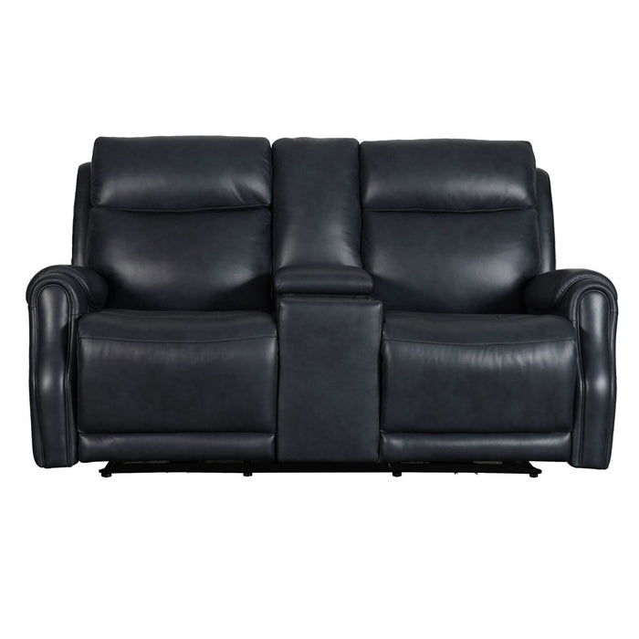 Clinton - Loveseat With Console P3 & ZG - Carmel Slate – Reclining Loveseats by Liberty Furniture at Furniture Wholesale Plus , Nashville furniture store