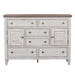Heartland - 2 Door 6 Drawer Chesser - Antique White / Tobacco Tops – Dressers by Liberty Furniture at Furniture Wholesale Plus , Nashville furniture store