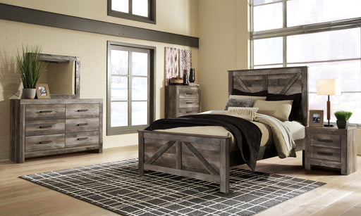 Wynnlow - Crossbuck Panel Bedroom Set – 6 Piece Bedroom Sets by Signature Design by Ashley® at Furniture Wholesale Plus , Nashville furniture store