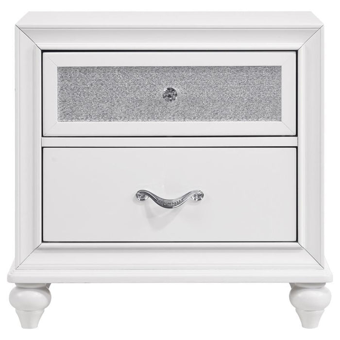 Barzini - 2-drawer Nightstand – Accent Nightstands by CoasterEveryday at Furniture Wholesale Plus , Nashville furniture store