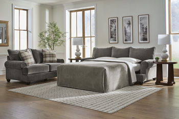 Tallow Creek - Queen Sofa Sleeper - Shadow – Sleeper Sofas by Signature Design by Ashley® at Furniture Wholesale Plus , Nashville furniture store