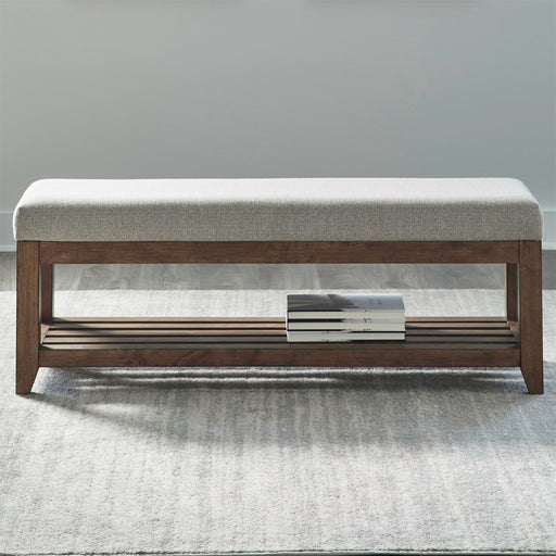 Shaker Lakes - Bed Bench - Harvest Brown – Bed Benches by Liberty Furniture at Furniture Wholesale Plus , Nashville furniture store