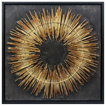Buddins - Wall Art - Black / Gold Finish – Canvas Art by Signature Design by Ashley® at Furniture Wholesale Plus , Nashville furniture store