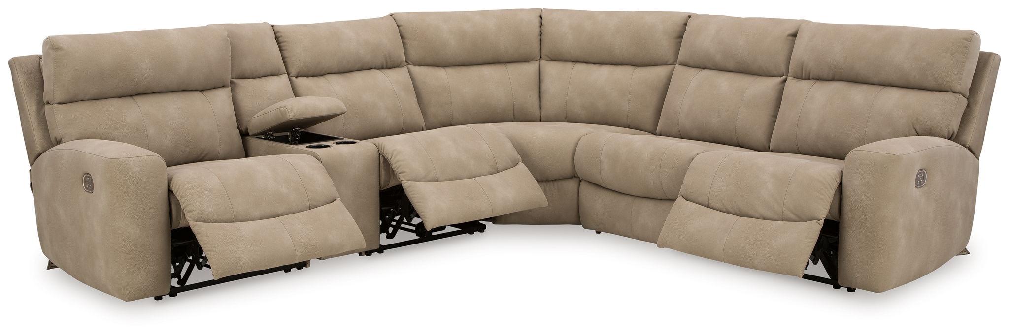 Next-Gen Durapella - Reclining Sectional – Reclining Sectionals by Signature Design by Ashley® at Furniture Wholesale Plus , Nashville furniture store
