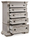 Bruchandi - Five Drawer Chest - Antique White – Accent Chests by Signature Design by Ashley® at Furniture Wholesale Plus , Nashville furniture store