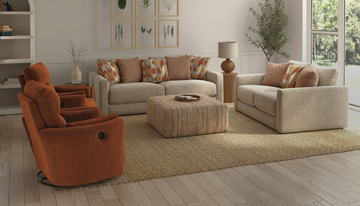 Avondale - Loveseat - Burlap – Stationary Loveseats by Jackson at Furniture Wholesale Plus , Nashville furniture store