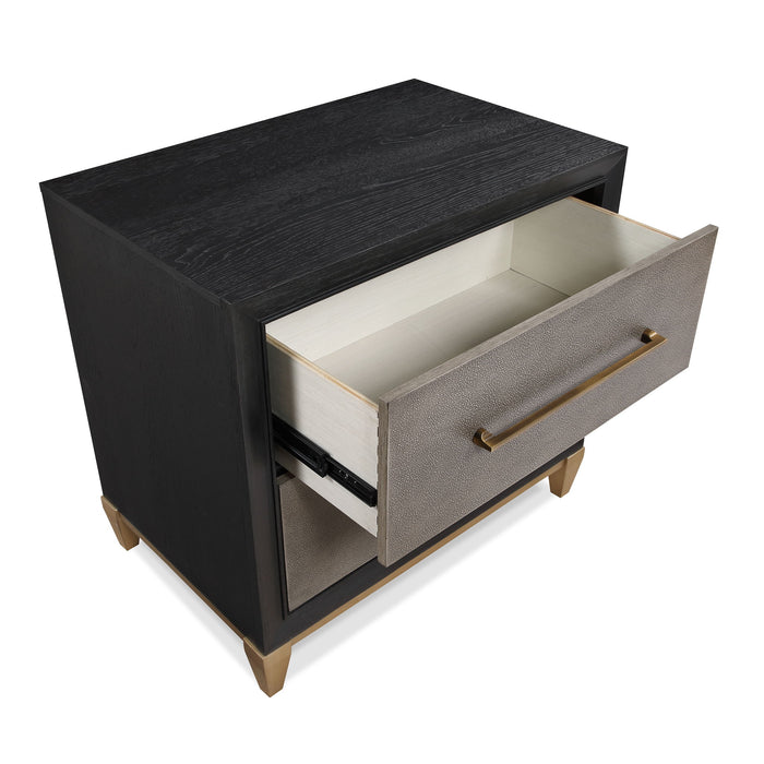 Payson - Nightstand - Black / Gray – Accent Nightstands by Crown Mark at Furniture Wholesale Plus , Nashville furniture store