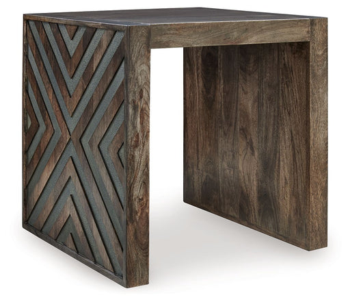 Dreggan - Square End Table - Brown – End Tables by Signature Design by Ashley® at Furniture Wholesale Plus , Nashville furniture store