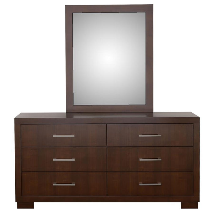 Jessica - 6-Drawer Dresser With Mirror – Dresser & Mirror by CoasterEssence at Furniture Wholesale Plus , Nashville furniture store