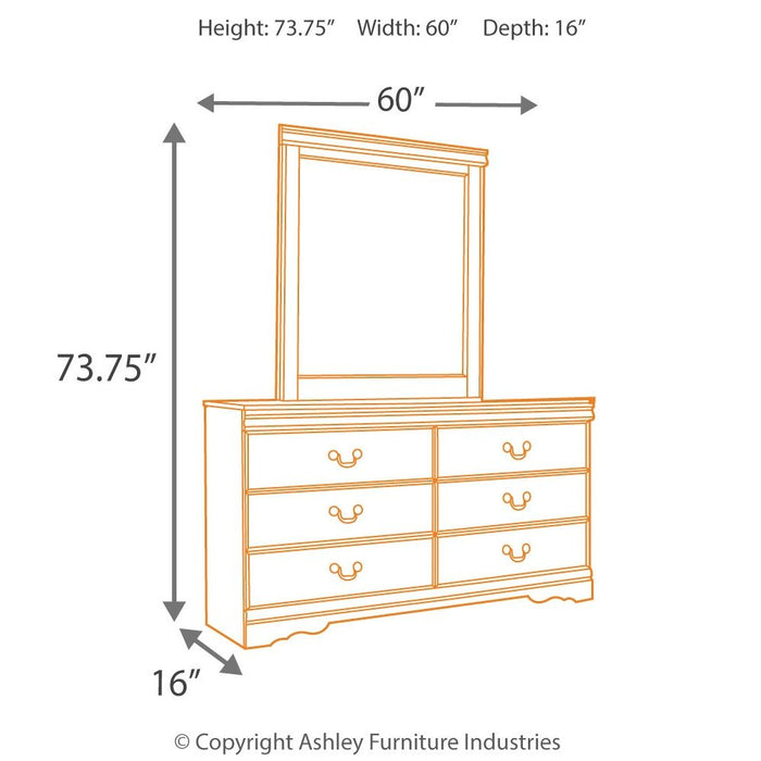 Huey Vineyard - Dresser, Mirror - Black – Dresser & Mirror by Signature Design by Ashley® at Furniture Wholesale Plus , Nashville furniture store