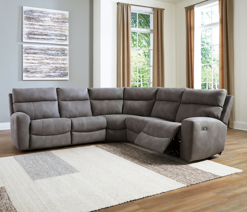 Next-Gen Durapella - Power Reclining Sectional Set – 6 Piece Living Room Sets by Signature Design by Ashley® at Furniture Wholesale Plus , Nashville furniture store