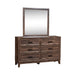 Ridgecrest - Dresser & Mirror - Light Brown – Dresser & Mirror by Liberty Furniture at Furniture Wholesale Plus , Nashville furniture store
