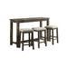 Stone - Occasional Bar Table Single Pack – 4 Piece Dining Room Sets by Elements International at Furniture Wholesale Plus , Nashville furniture store
